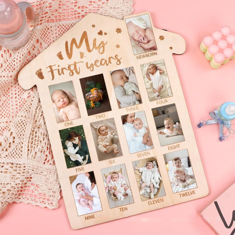 Engraved Wood Frame - Cornice per foto commemorativa in legno