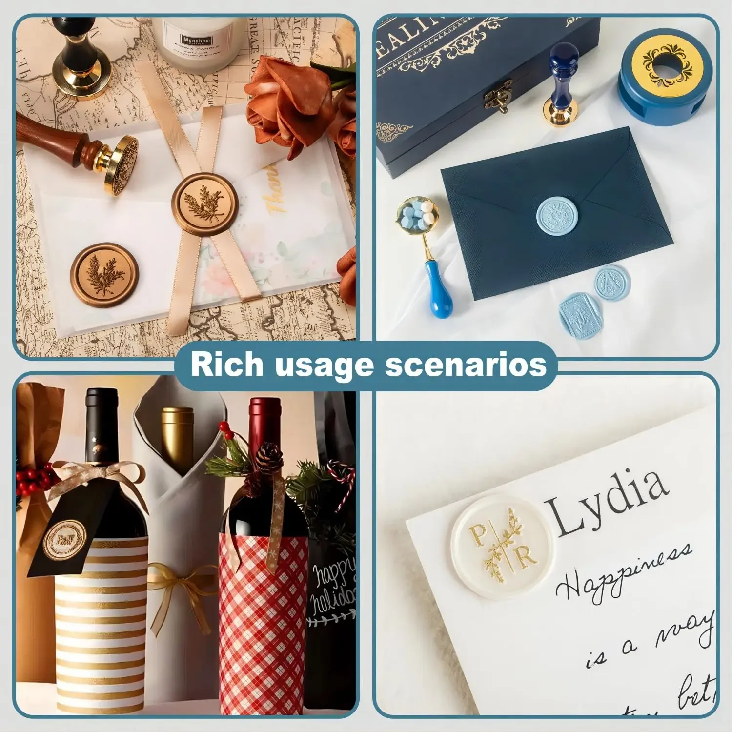 Kit timbro sigillo cera person - Wax Seal Letter Kit recensione e prezzo